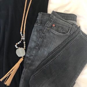 Hudson gray skinny jeans!
